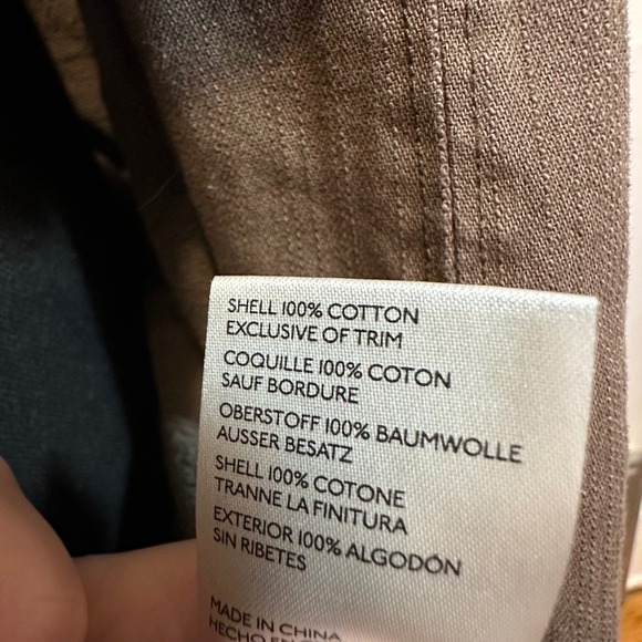 Free People Womens sz Large Brentwood Hooded Cardigan Jacket Olive Green Cotton - Picture 9 of 14